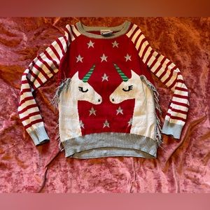 Unicorn Christmas sweater